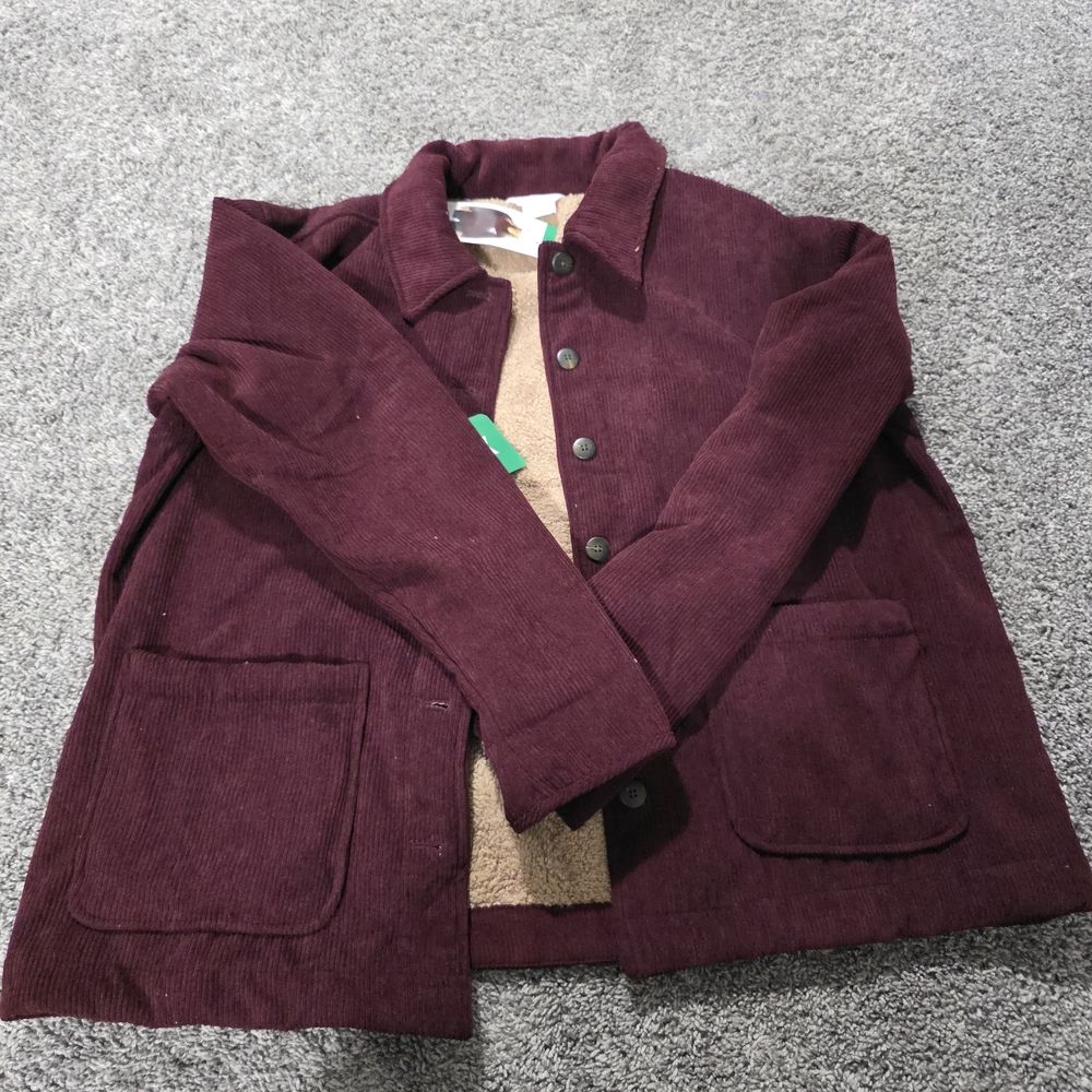 Boston Traders Women's Maroon Corduroy Jacket